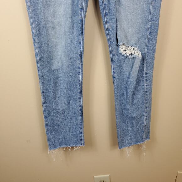 Madewell The Perfect Vintage Jean in Coney Wash: Destroyed Edition Size 26 - Picture 2 of 10